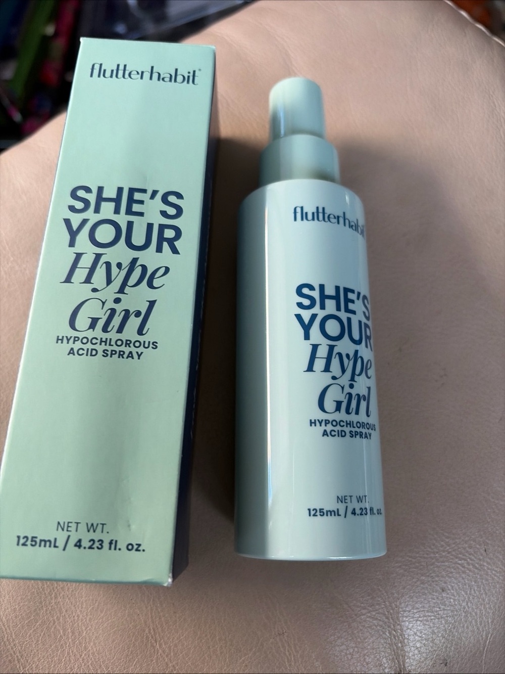 flutterhabit "She's Your Hype Girl" Hypochlorous Acid Spray 125ml.  New!